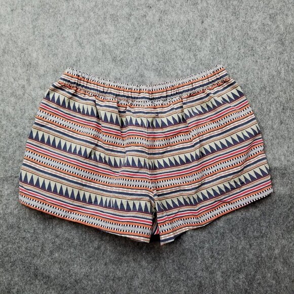 Patagonia Barely Baggies Shorts Women's Size Large Belay Stripe Desert Sage - Picture 2 of 12